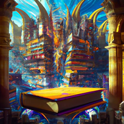 book image generated by DALL-E